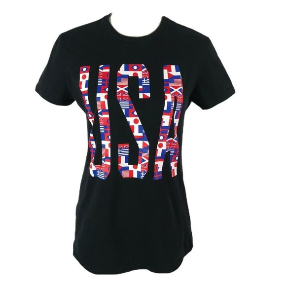 Nike The Go To Tee-USA Logo Graphic Crew Neck Top - Picture 1 of 9